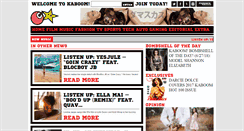 Desktop Screenshot of kaboom-magazine.com